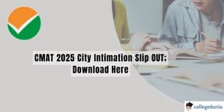 CMAT 2025 City Intimation Slip Out; Check Download Link and Live Updates Here